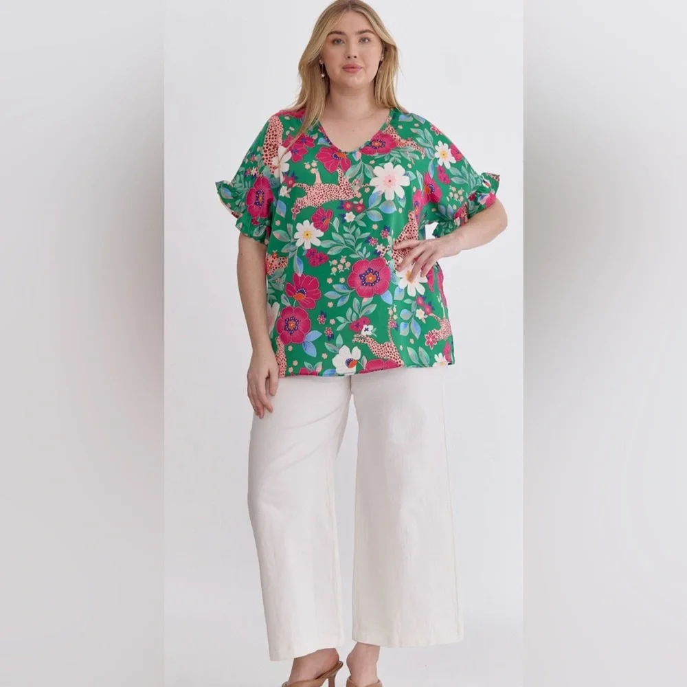 Floral Jungle Top - Picture 2 of 4